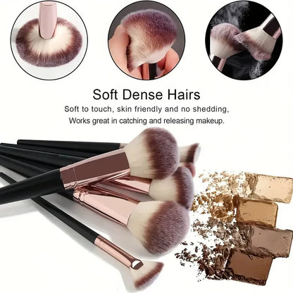 3-20PCS Makeup Brushes Set Soft Fluffy Eyeshadow Foundation Concealer Blending Blush Brush Kabuki Professional Women Beauty Tool