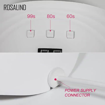 Lampe UV LED ROSALIND – 36W 18 LEDS – Séchage rapide pour vernis semi‑permanent