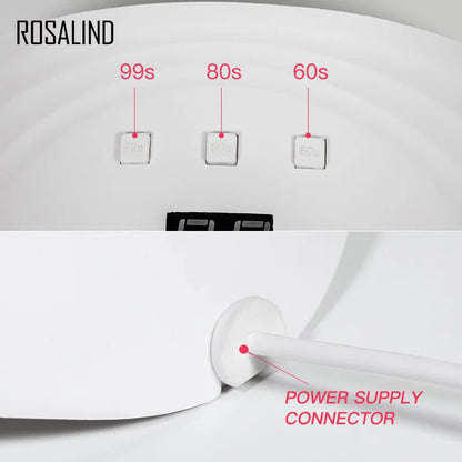 Lampe UV LED ROSALIND – 36W 18 LEDS – Séchage rapide pour vernis semi‑permanent